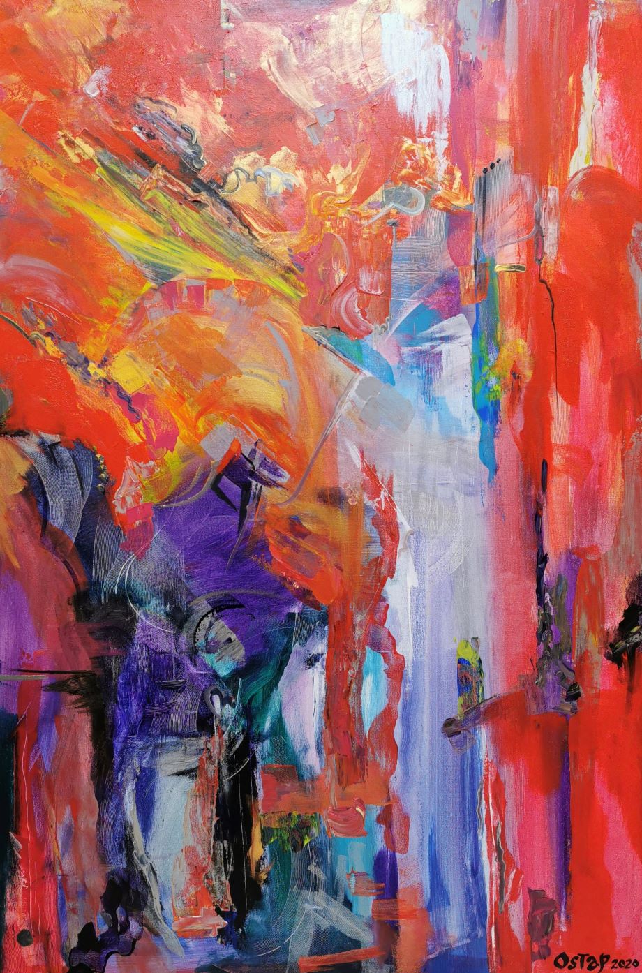 kovalchuk ostap abstract triptich 3