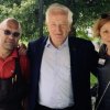Президент асоціації ковалів міста Ібзіц – Джозеф Хофмарчер з Дмитром Українським й PhD Олександрою Барбалат