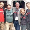 Мер міста Ібзіц  – Герхард Люгер з Дмитром Українським, PhD Олександрою Барбалат й іншими учасниками арт-івенту